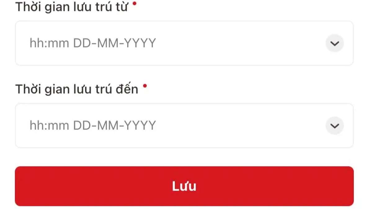 Bước 10: Lưu thông tin