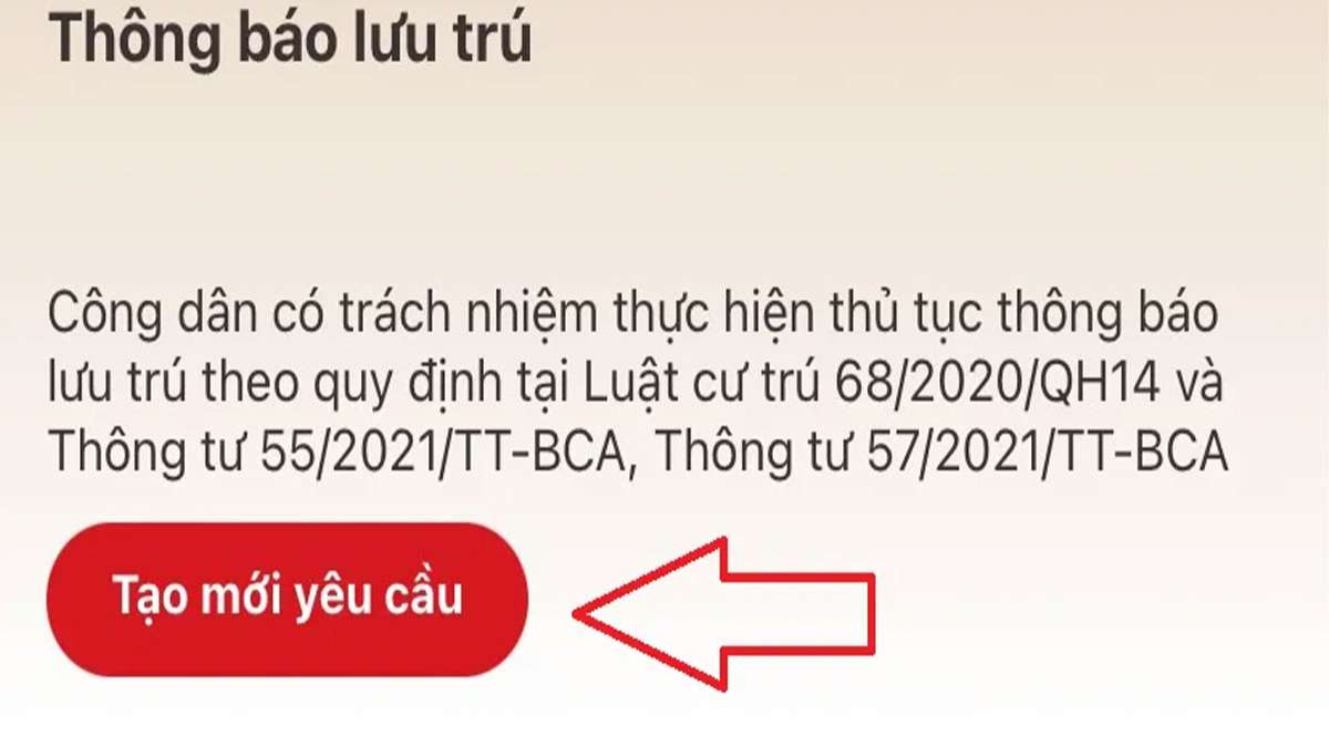 Bước 3: Tạo mới yêu cầu
